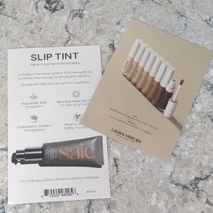 Saie Slip Tint Tinted Moisturizer  Sample And Laura Mercier Concealer Sample